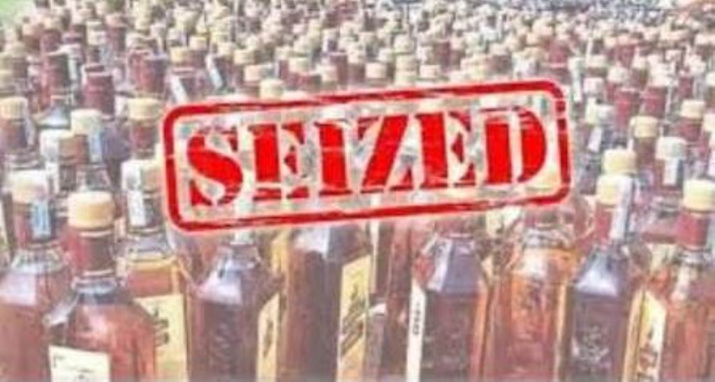 Karnal Polices Major Crackdown on Illicit Liquor 600 Bottles Seized One Arrested
